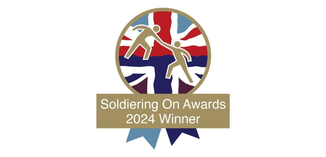 Soldiering On Awards 2024 Winner badge