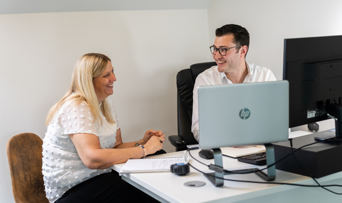 Office Staff Talking