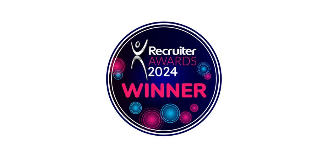 Recruiter Award 2024 winner badge