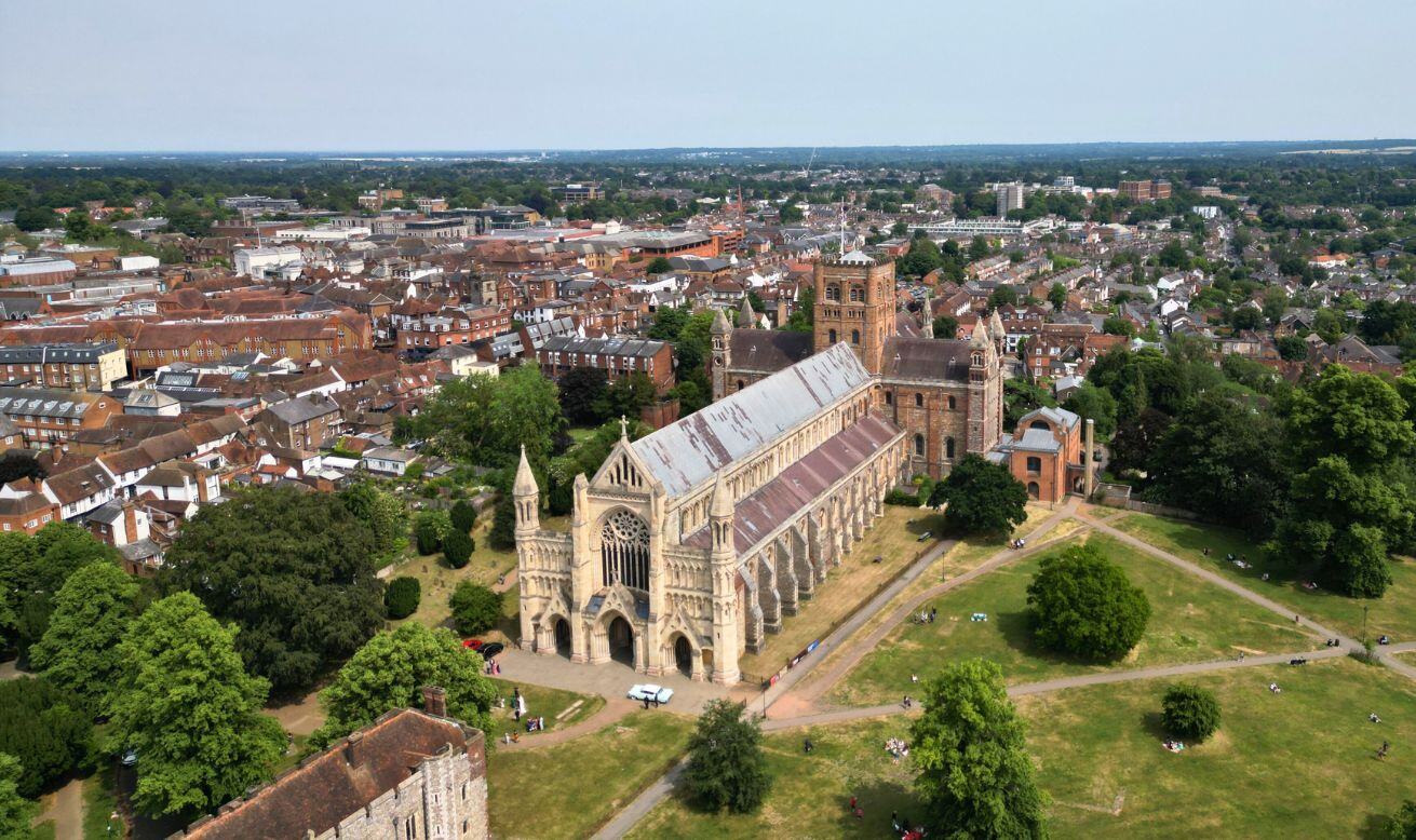 St Albans sky line